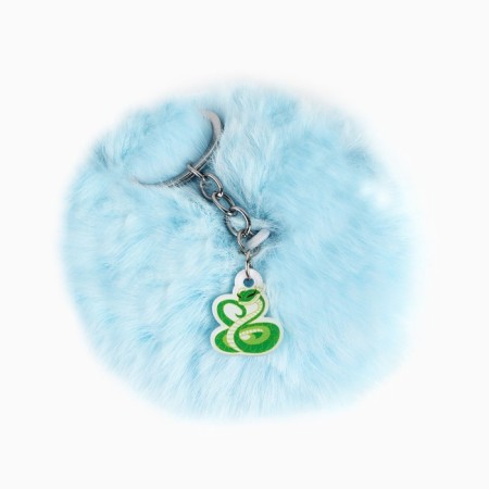 New Year keychain, for keys, fluffy of the "Magic Year" 9 x 12 cm-4