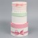 Set of hats 3 in 1, gift packaging, “tenderness”, 16 x 10, 14 x 9, 13 x 8.5 cm