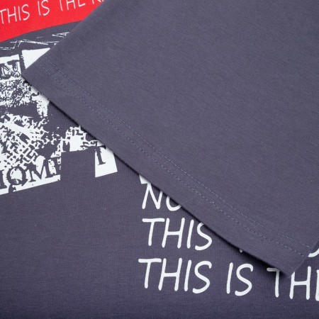 T-shirt male minku dark gray color, rr 52-7