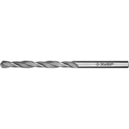 Zubrov metal drill, steel P6M5, cylindrical shank, 5.4 x 93 mm, class in