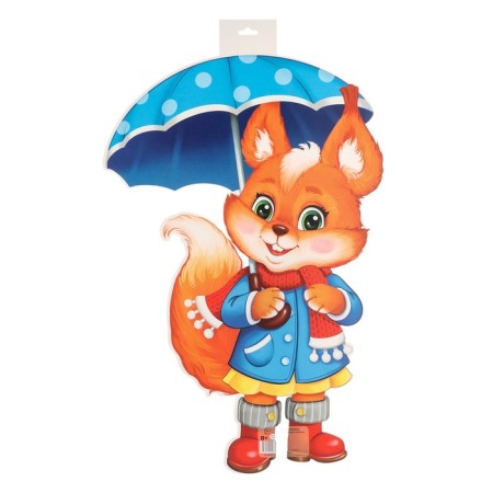 Poster "Autumn Squirrel" Umbrella, 49 x 39 cm-1