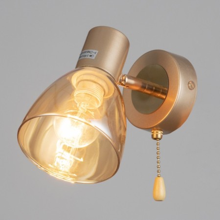 Bra "Judy" 1x60W E14 gold 21x10x19cm-1
