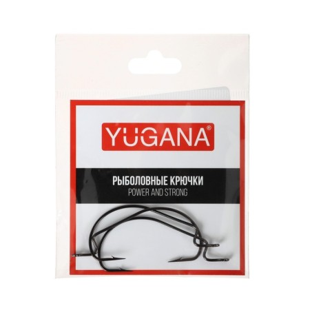 Offset hooks Yugana Wide Range Worm, No. 2/0, 3 pcs.