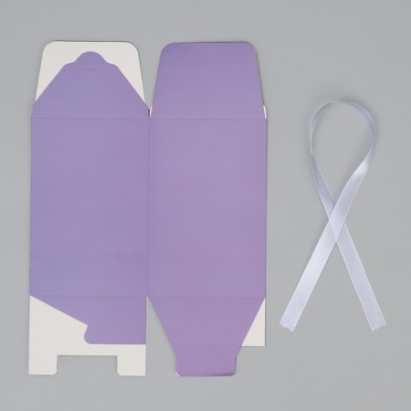Gift folding box, packaging, "lilac", 12 x 18 x 12 cm-6