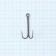 Double hooks KOI Double Hook, BN color, No. 4, 10 pcs.