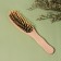 The comb is massage, wooden, 5 × 22 cm, color "Light wood"