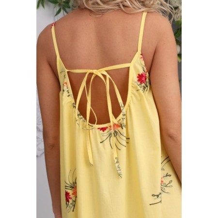 Women's dress, size 52, yellow color-9