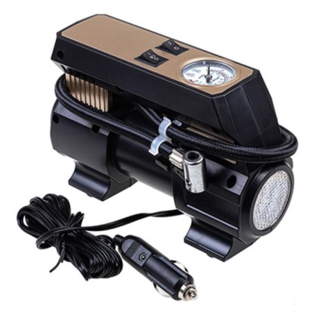Car compressor, plastic, 20 l/min, SkyWay, Atlant-05, 7Atm with a lantern, S02002005