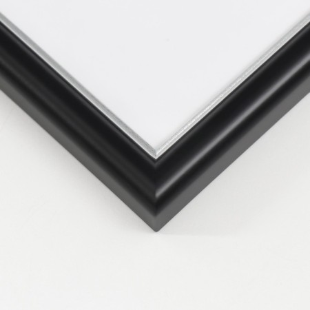 Photo frame Plastic "Mira" 20x30 cm, 636477 Black (plastic screen)-1