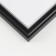 Photo frame Plastic "Mira" 20x30 cm, 636477 Black (plastic screen)