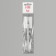 Bilateral cureture, 14 cm, silver color