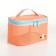 Cosmetic bag grid, 21*14*12, lightning department, orange