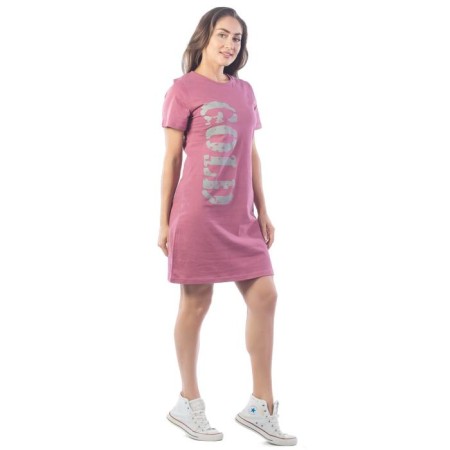 Women's tunic Gold, size 48, raspberry color-2