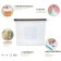Zip Lock silicone bag, 21.5 × 18 cm, 1.1 l, multifunctional, hermetic, turquoise color