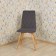 Dining stool Polini Home Rio SD, color gray-natural color
