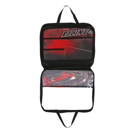 A4 labor folder with handles Textile, 335 x 260 x 60, "Racing 2023", PVC, PTR-111-3