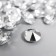 Decor for creativity plastic "Rhinestones. Transparent" set 50 pcs d = 1.2 cm