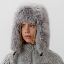 Women's hat-hallet minaku, gray color, rr 56-58
