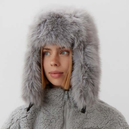 Women's hat-hallet minaku, gray color, rr 56-58