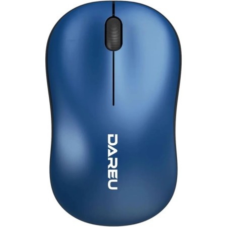 Mouse Dareu Wireless LM106G Blue-Black (Blue with Black), DPI 1200, receiver 2.4GHZ