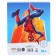 Notebook in a cage 12 sheets, 5 types of mix, cover coated cardboard, spider-man