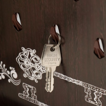 Key closed "Keys" 26.5x31.5 cm nut-3