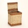 Wicker basket, 47x37x57 cm, algae, corn sheet
