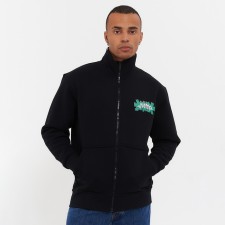 Male sweatshirt is laid, the color is black, size 52 (xxl)