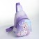 Bag-Snowing Baby over the shoulder, on lightning, lilac color