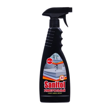 The Sanitol tool for removing lime plaque, soapy divorces and rust, 500 ml