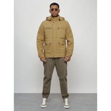Sports male jacket, size 52, beige color