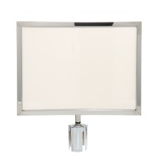 Information frame A3, 42 x 32 cm, d = 6.5 cm, horizontal, silver