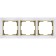 Frame for 3 posts WL03-FRAME-03-WHITE-GD, Color Gold, White