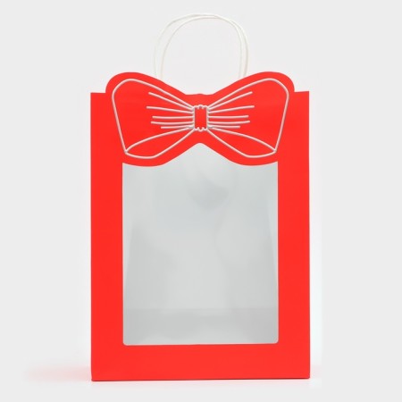 Gift package with the eye "Bant", 26 x 35 x 15 cm, red-2