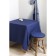 Cotton tablecloth dark blue in color Essential, size 170x250 cm