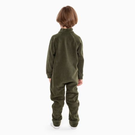 Overalls for a boy, khaki color, height 80-86 cm-5