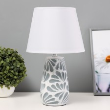 Aisha table lamp E14 40W white-gray 22x22x36 cm
