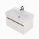 Tumba under the Aquaton sink Marty, 70 cm, white color, oak endgrain