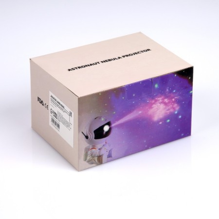 Light device "Cosmonaut with a star" 13 cm, glow of RGB, remote control, 5 V, black-10