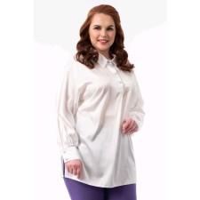 Female blouse, size 62, milk color