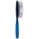 Delight brush massage, second, metal teeth, black-blue