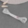 Hat elastic band, 1 mm, 10 ± 0.5 m, white color