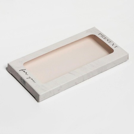 Chocolate box, confectionery packaging, “For You”, with a window, 17.3 x 8.8 x 1.5 cm-2