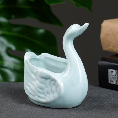 Swans pot of 9x5x7cm, mix-5