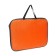 Folder with handles textile A4, 350 x 270 x 20 mm, calligrata "office", nylon 600D, two -tone Kant, orange