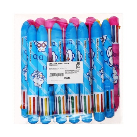 Balloon handle Calligrata, automatic, 8 color, mix-19