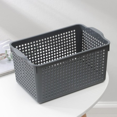 Storage basket Violet "Loft", 5.3 l, 29.5 × 18.5 × 14.5 cm, color gray color-1