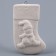 Christmas tree decoration for painting "sock" with a suspension, brush