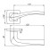 Separate pen Punto Vesta QR GR/CP-23, graphite/chrome color