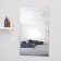 Mirror "Butterfly", with sandblasting graphics, wall, 51 × 80 cm